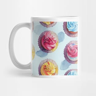 Watercolor cupcake pattern Mug